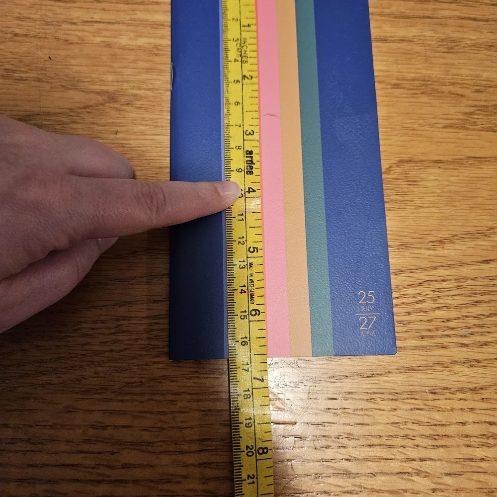 Striped Navy Monthly Planner - Multi-Color